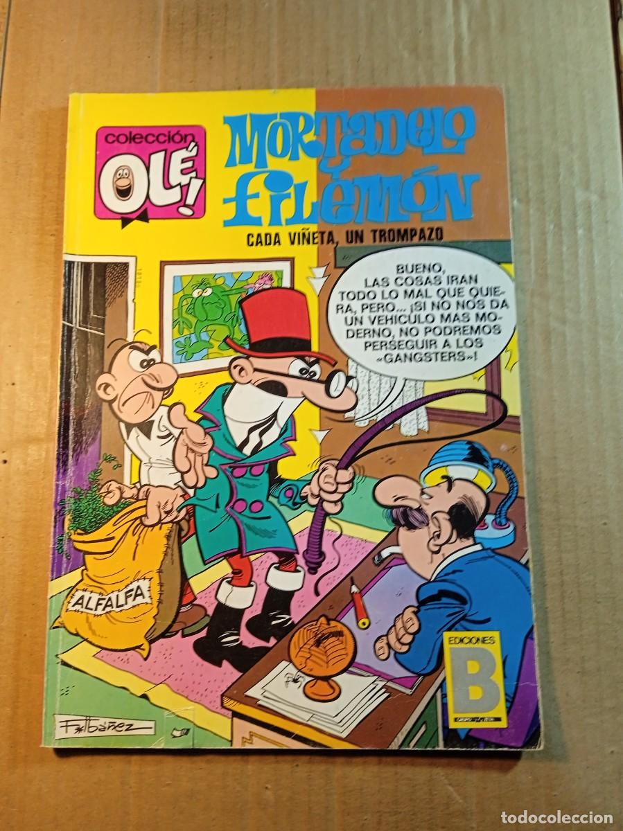 Tebeos: TEBEO DE OLE MORTADELO Y FILEMON EN CADA VI&Ntilde;ETA UN TROMPAZO DEL A&Ntilde;O 1987 N&ordm; 86 - M. 14
