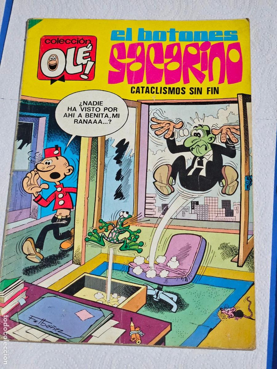 Tebeos: COLECCI&Oacute;N OL&Eacute; N&ordm; 84. EL BOTONES SACARINO. CATACLISMOS SIN FIN BRUGUERA. 6&ordf; EDICI&Oacute;N 1984