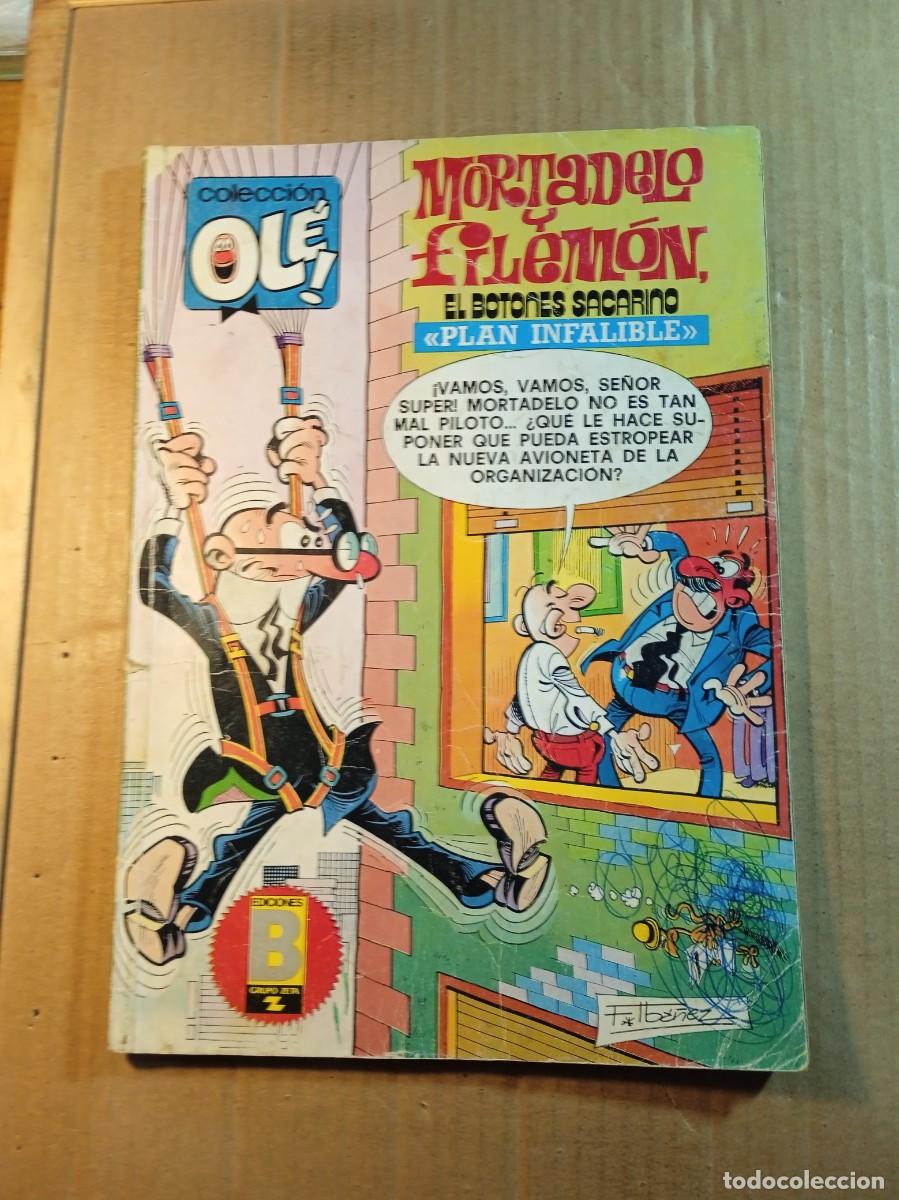 Tebeos: TEBEO DE OLE MORTADELO Y FILEMON EL BOTONES SACARINO EN PLAN INFALIBLE DEL A&Ntilde;O 1988 N&ordm; 183 - M. 100