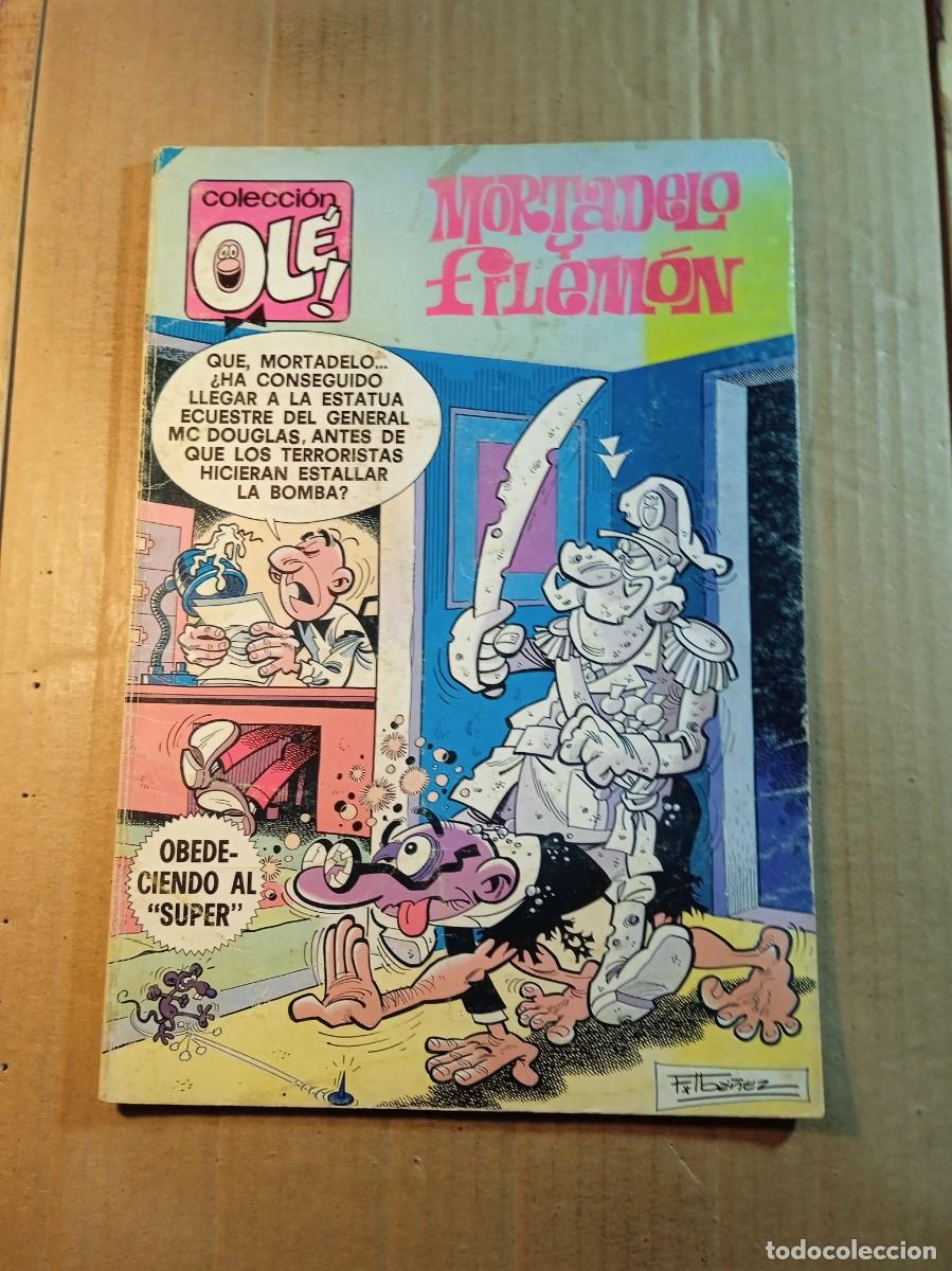 Tebeos: TEBEO DE OLE MORTADELO Y FILEMON EN OBEDECIENDO AL SUPER DEL A&Ntilde;O 1983 N&ordm; 204