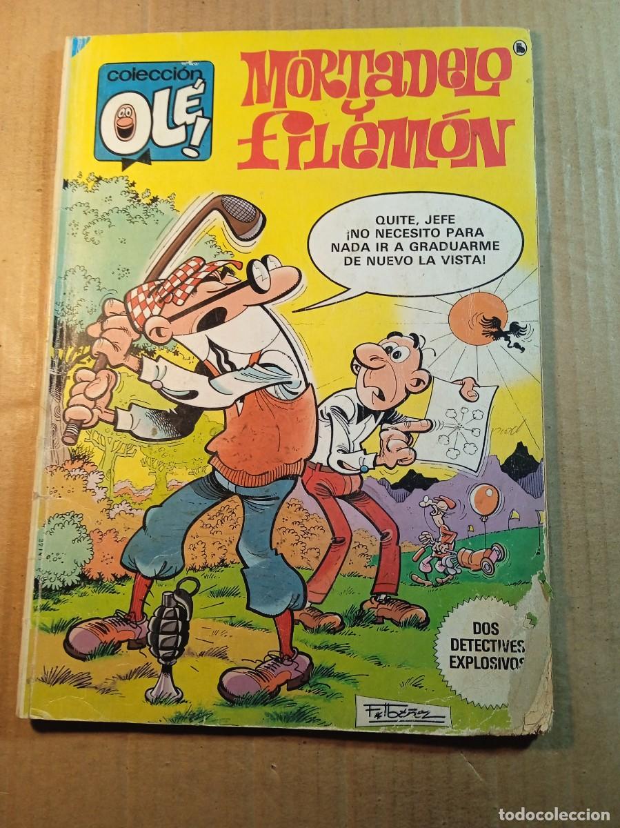 Tebeos: TEBEO DE OLE MORTADELO Y FILEMON EN DOS DETECTIVES EXPLOSIVOS DEL A&Ntilde;O 1986 N&ordm; 214