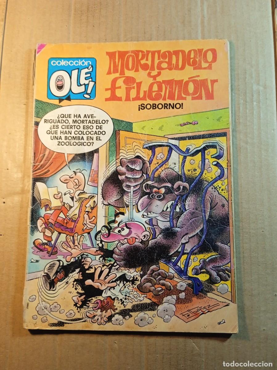 Tebeos: TEBEO DE OLE MORTADELO Y FILEMON EN SOBORNO DEL A&Ntilde;O 1985 N&ordm; 141