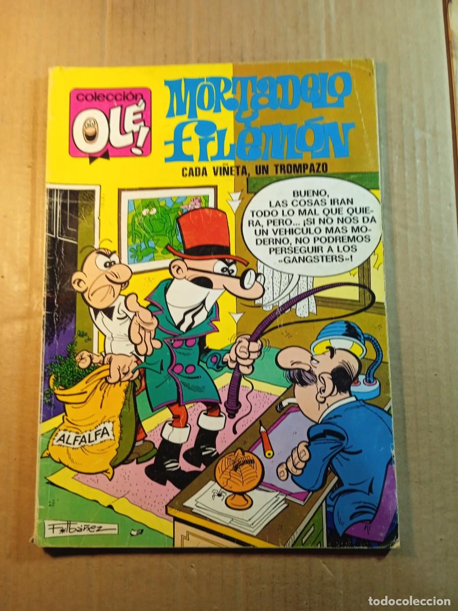 Tebeos: TEBEO DE OLE MORTADELO Y FILEMON EN CADA VI&Ntilde;ETA UN TROMPAZO DEL A&Ntilde;O 1975 N&ordm; 86 NUMERO EN EL LOMO