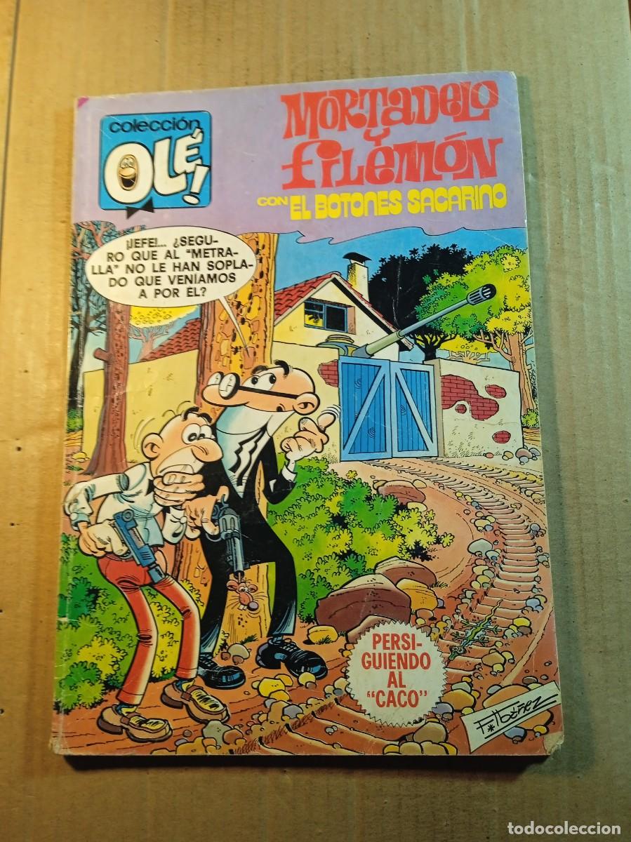 Tebeos: TEBEO DE OLE MORTADELO Y FILEMON EL BOTONES SACARINO EN PERSIGUIENDO AL COCO DEL A&Ntilde;O 1980 N&ordm; 199