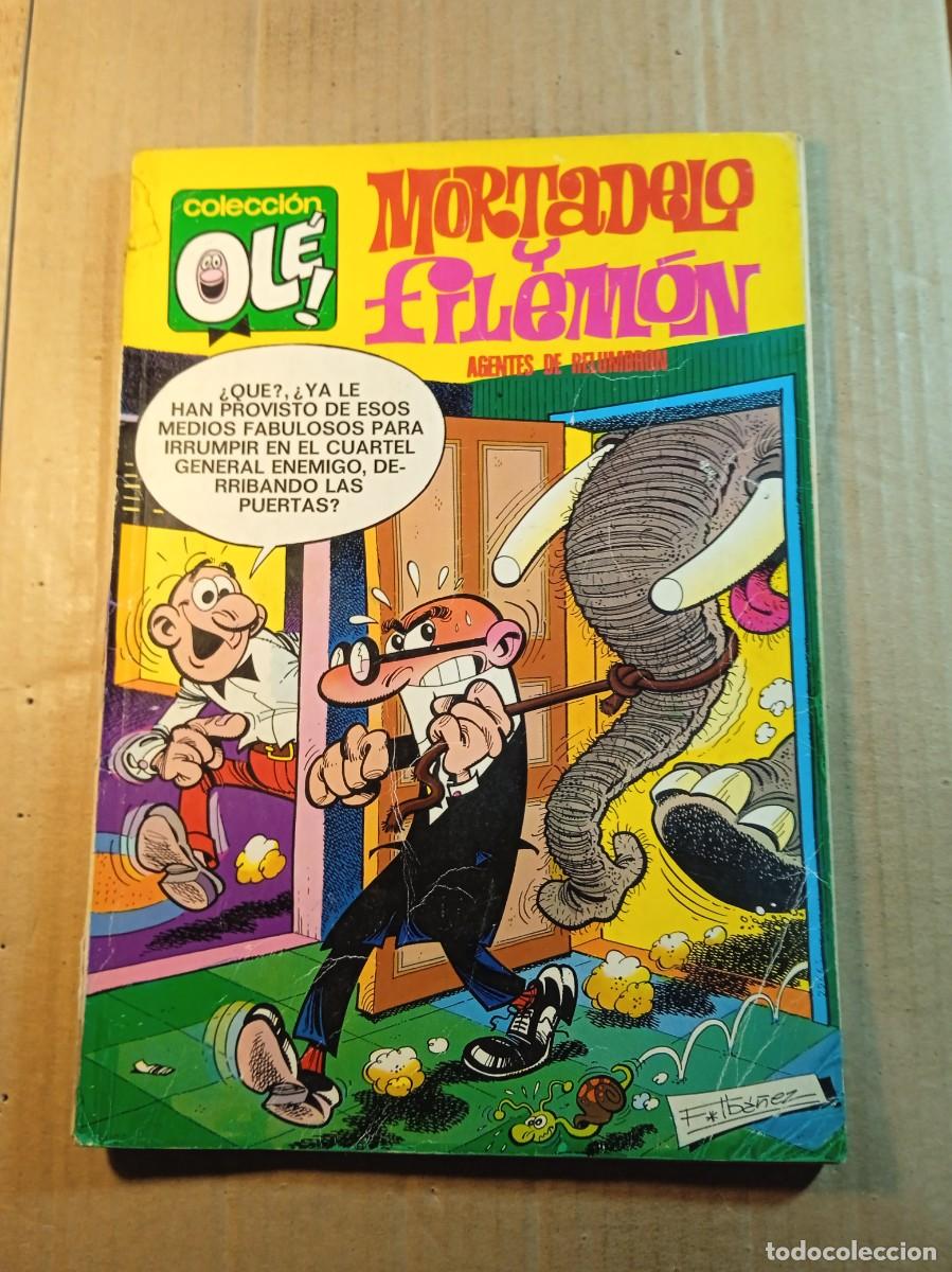 Tebeos: TEBEO DE OLE MORTADELO Y FILEMON EN AGENTES DE RELUMBRON DEL A&Ntilde;O 1975 N&ordm; 108 CON NUMERO EN EL LOMO