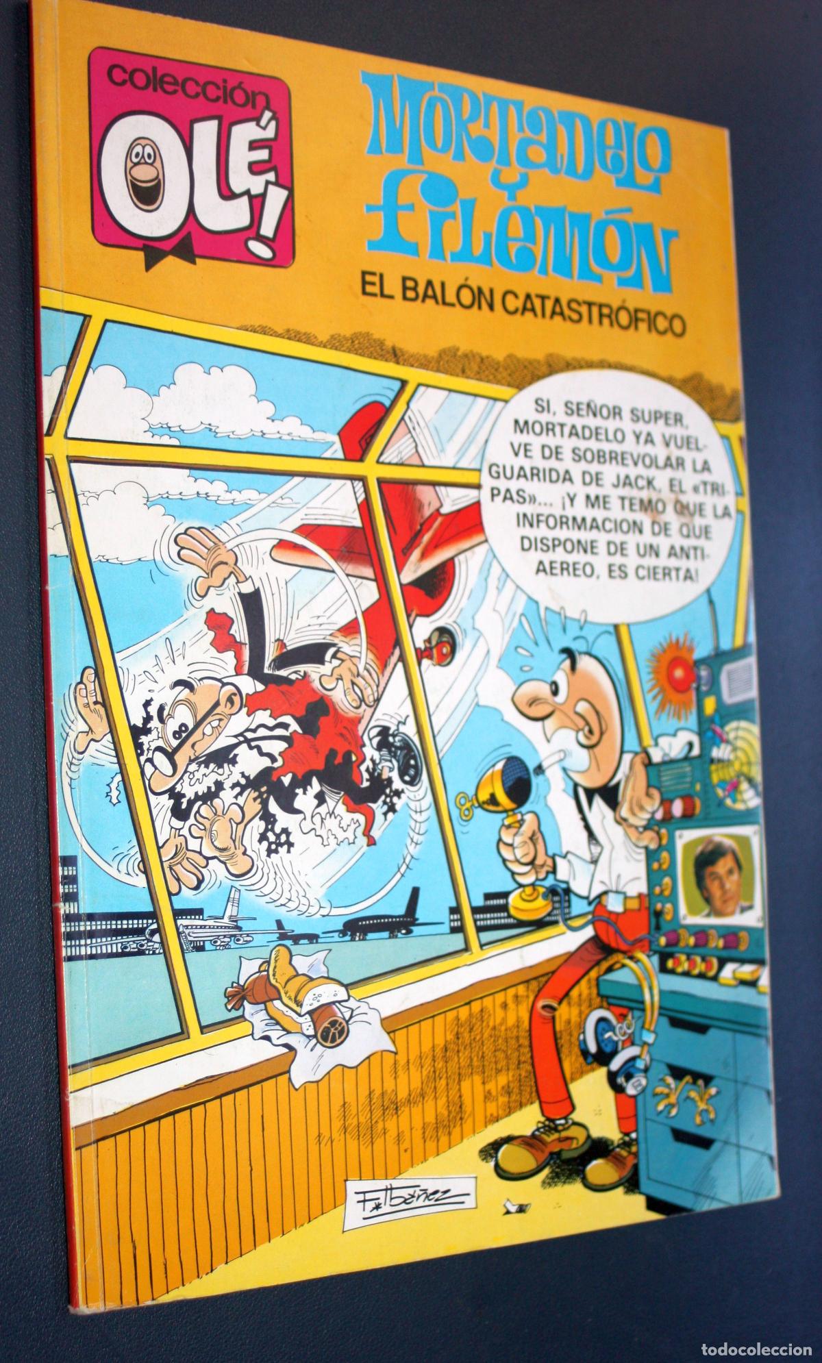 Tebeos: Coleccion OL&Eacute;, formato de los 80: MORTADELO Y FILEMON n&ordm;256 - M 216: EL BALON CATASTROFICO
