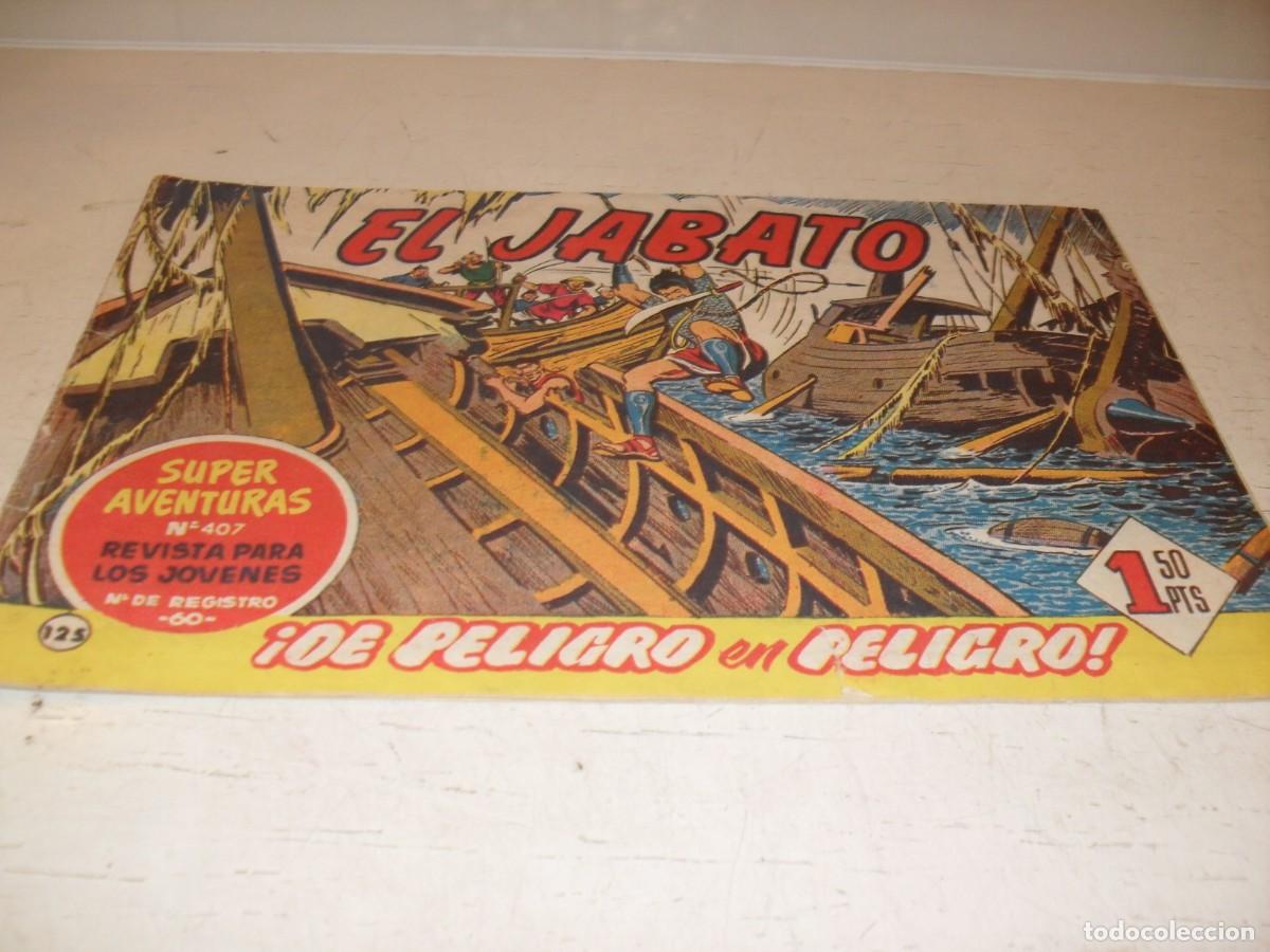 Tebeos: (ORIGINAL)EL JABATO N&ordm; 125,DE 381,DE PELIGRO EN PELIGRO&iexcl;&iexcl;.BRUGUERA,1958