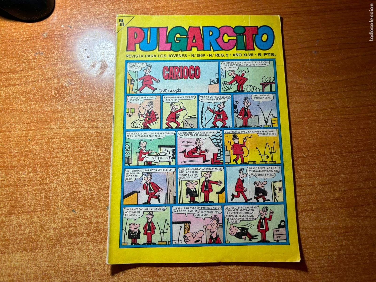 Tebeos: PULGARCITO N&ordm; 1869 EDITORIAL BRUGUERA