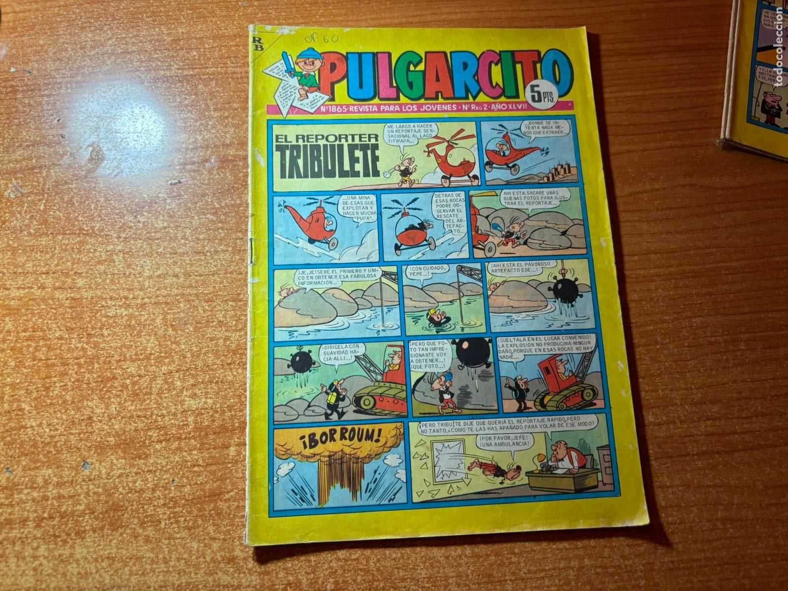 Tebeos: PULGARCITO N&ordm; 1865 EDITORIAL BRUGUERA