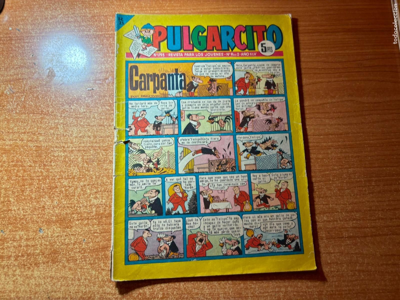 Tebeos: PULGARCITO N&ordm; 1793 EDITORIAL BRUGUERA