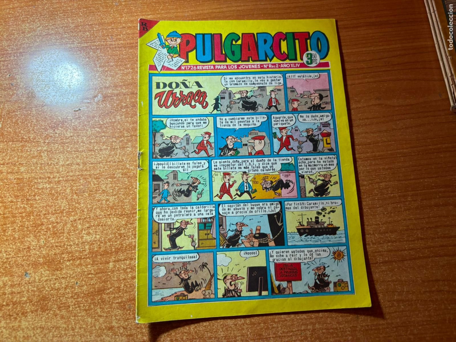 Tebeos: PULGARCITO N&ordm; 1726 EDITORIAL BRUGUERA