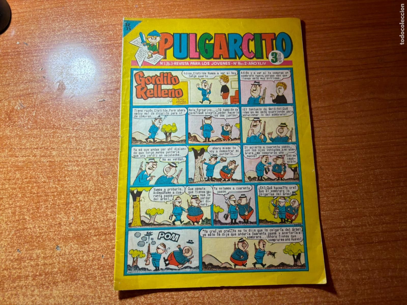 Tebeos: PULGARCITO N&ordm; 1743 EDITORIAL BRUGUERA