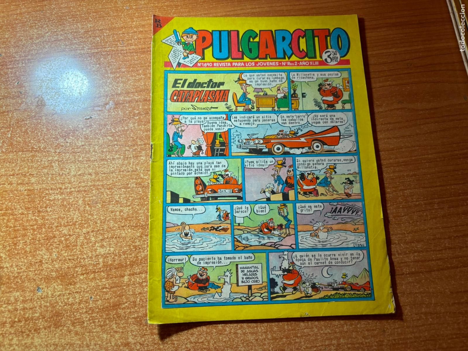 Tebeos: PULGARCITO N&ordm; 1690 EDITORIAL BRUGUERA