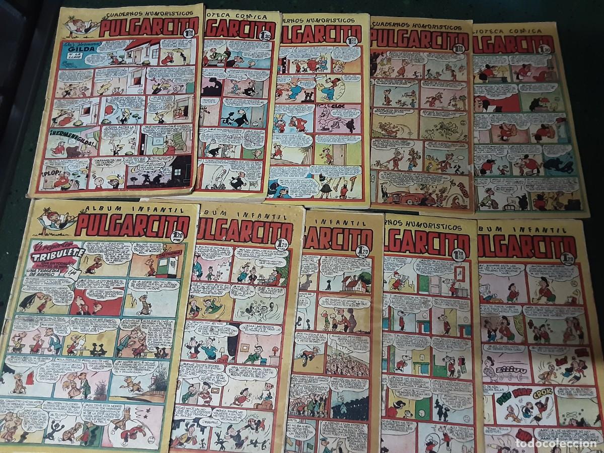 Tebeos: 10 ejemplares de Pulgarcito Cuadernos humor&iacute;sticos entre los n&uacute;meros 147 y 160, tambi&eacute;n sueltos a 6&euro;