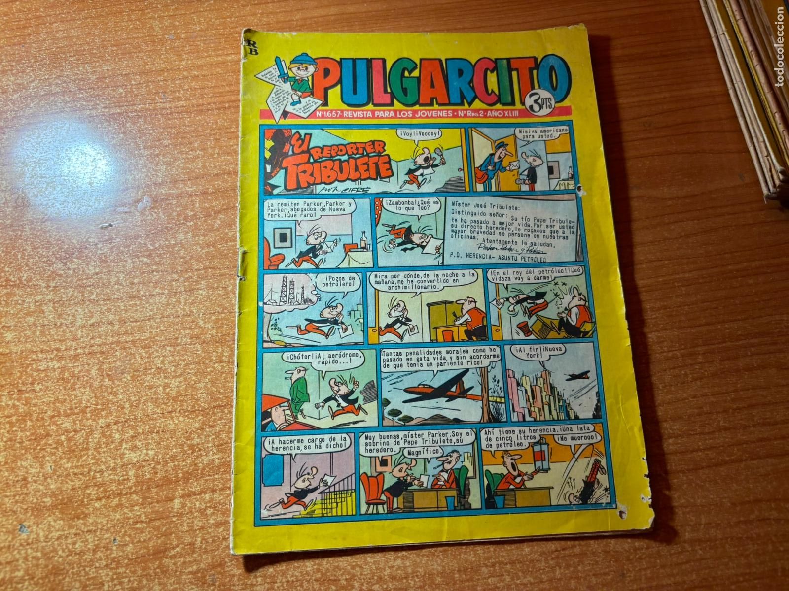 Tebeos: PULGARCITO N&ordm; 1657 EDITORIAL BRUGUERA