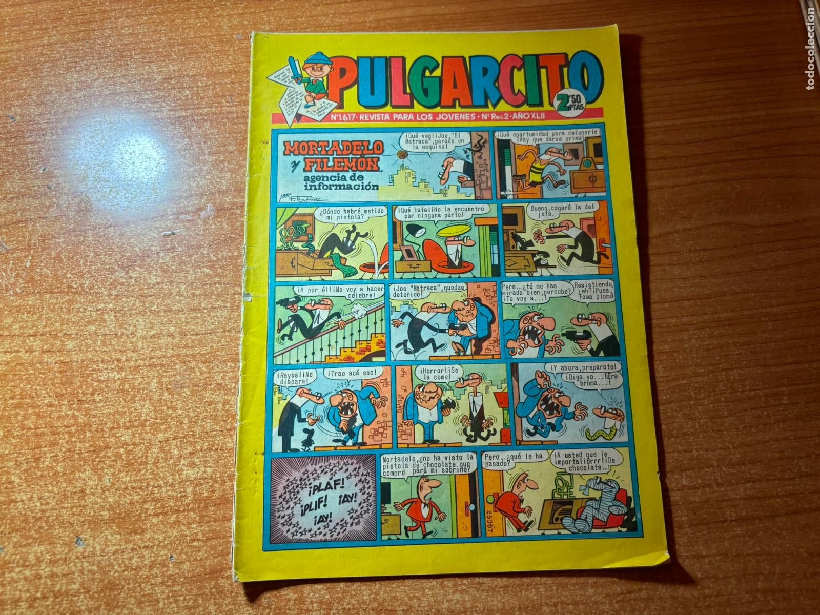 Tebeos: PULGARCITO N&ordm; 1617 EDITORIAL BRUGUERA