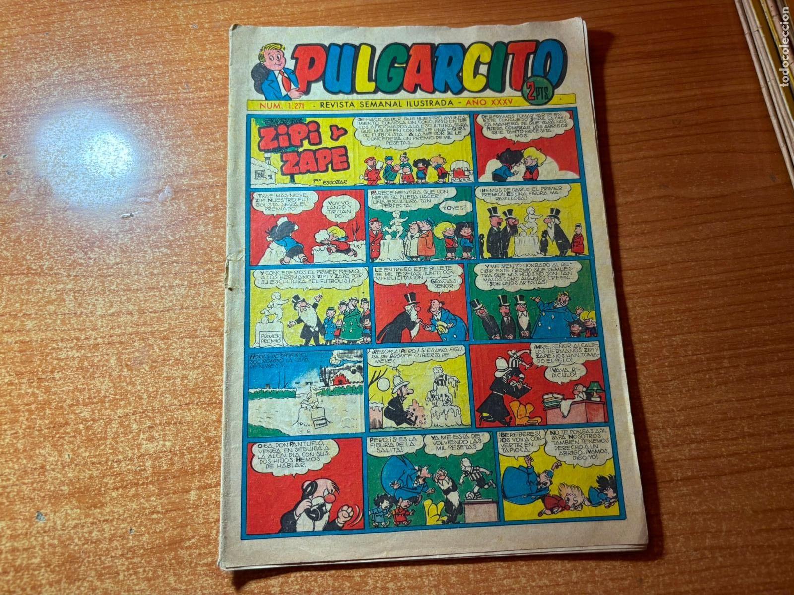 Tebeos: PULGARCITO N&ordm; 1271 EDITORIAL BRUGUERA