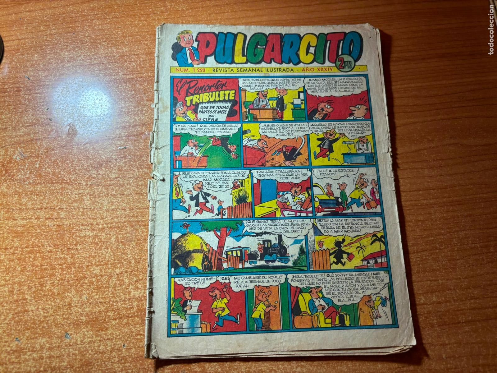 Tebeos: PULGARCITO N&ordm; 1223 EDITORIAL BRUGUERA