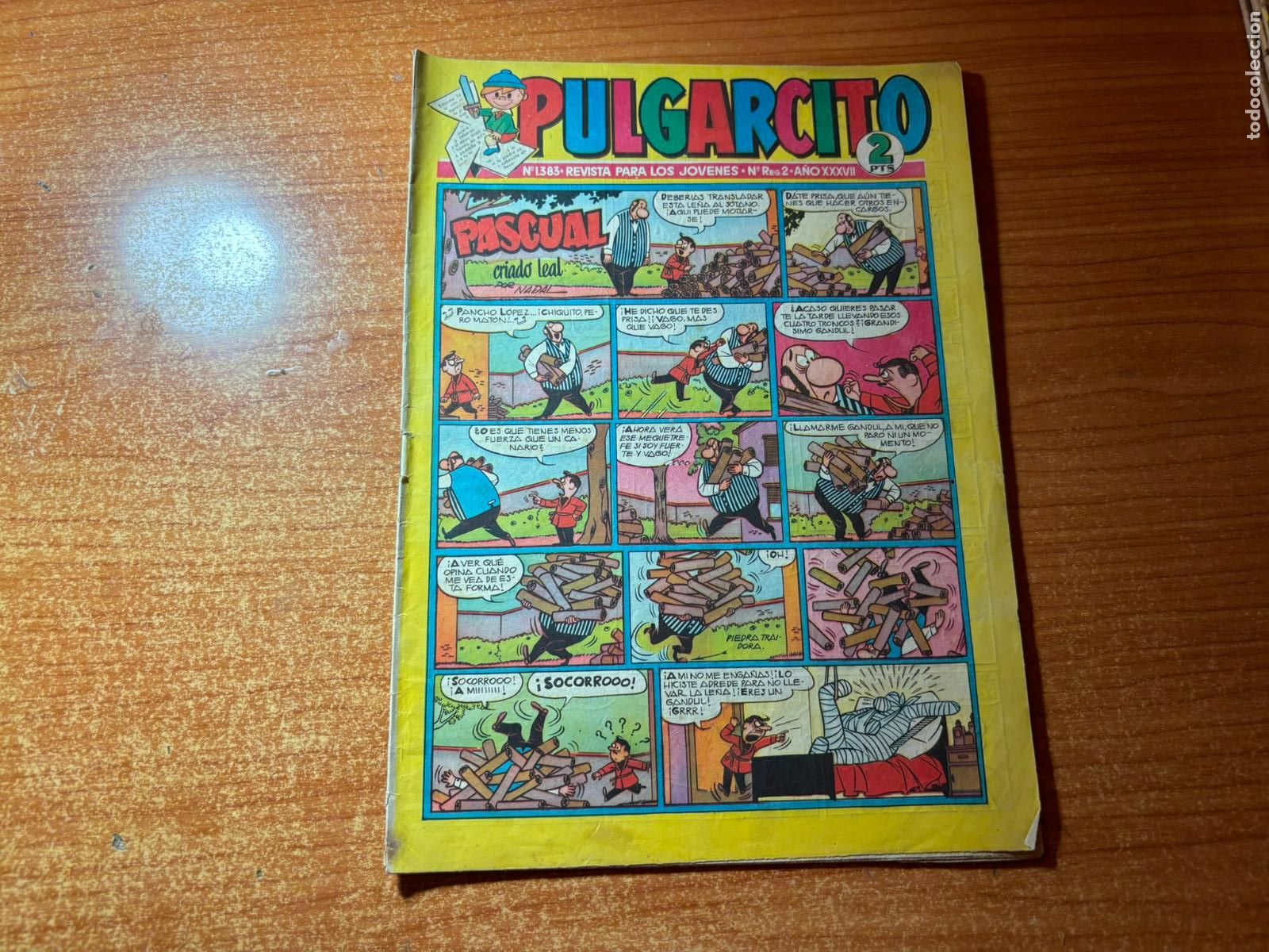 Tebeos: PULGARCITO N&ordm; 1383 EDITORIAL BRUGUERA