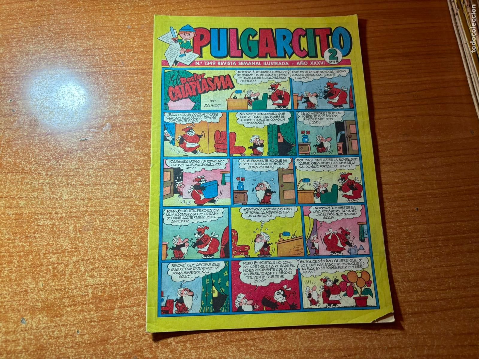 Tebeos: PULGARCITO N&ordm; 1349 INSPECTOR DAN EDITORIAL BRUGUERA