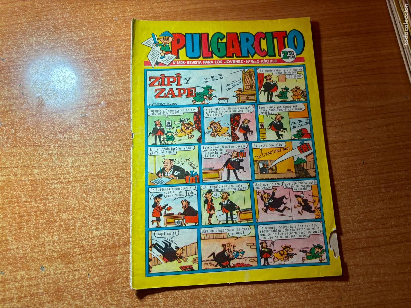 Tebeos: PULGARCITO N&ordm; 1608 EDITORIAL BRUGUERA