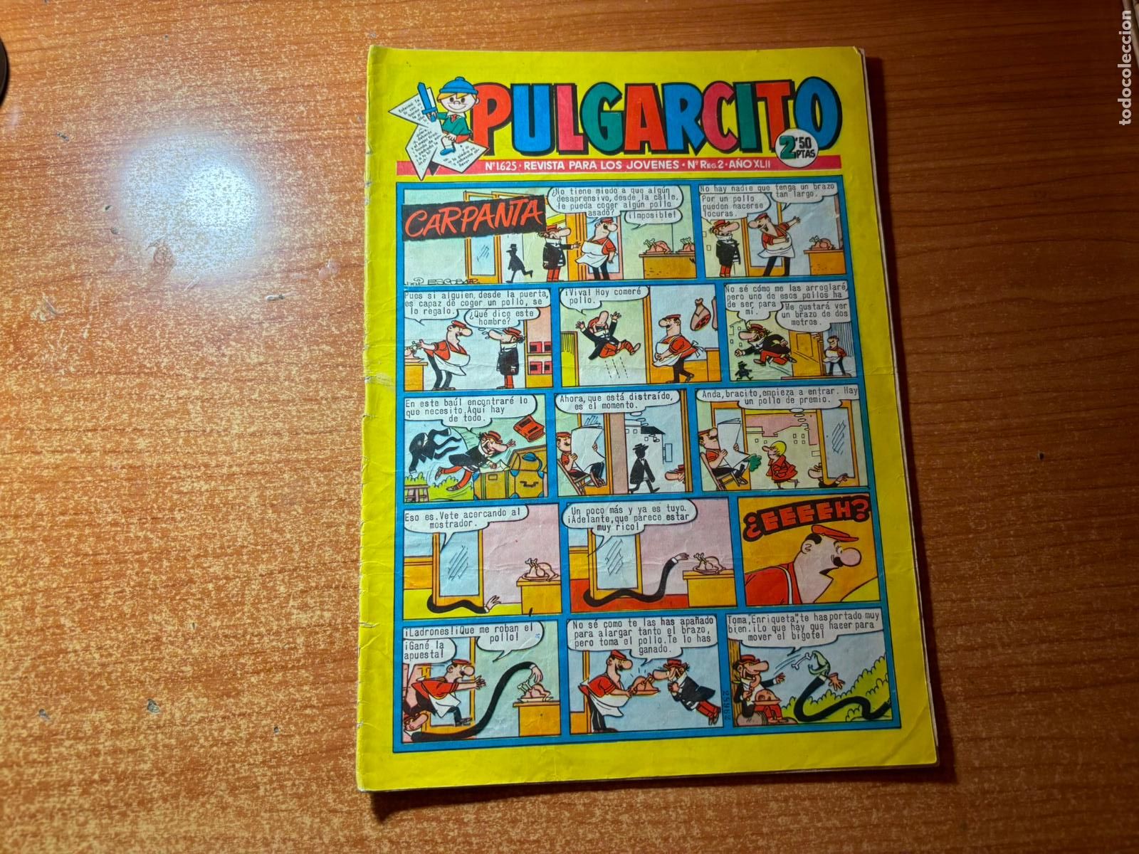 Tebeos: PULGARCITO N&ordm; 1625 EDITORIAL BRUGUERA
