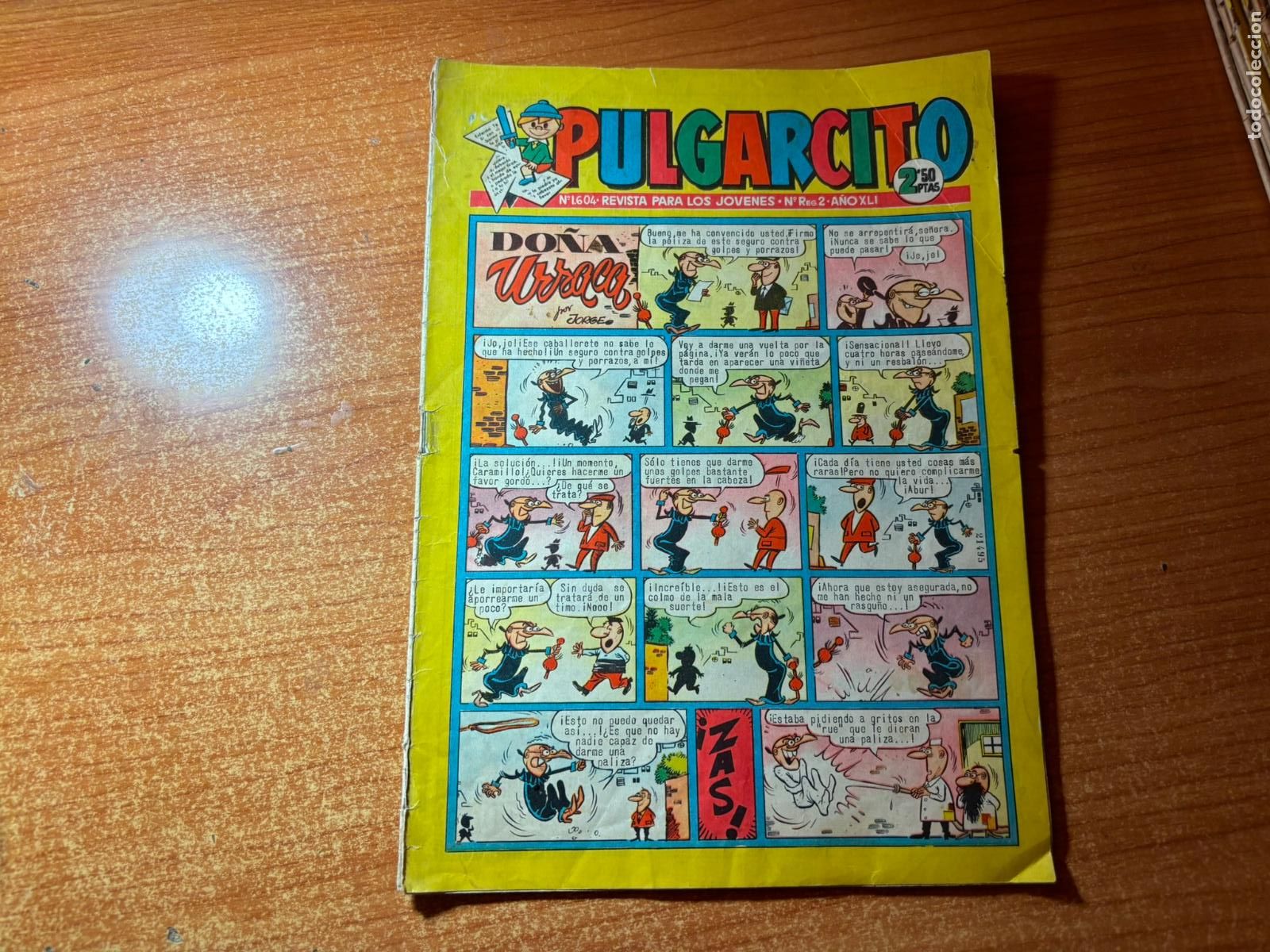 Tebeos: PULGARCITO N&ordm; 1604 EDITORIAL BRUGUERA