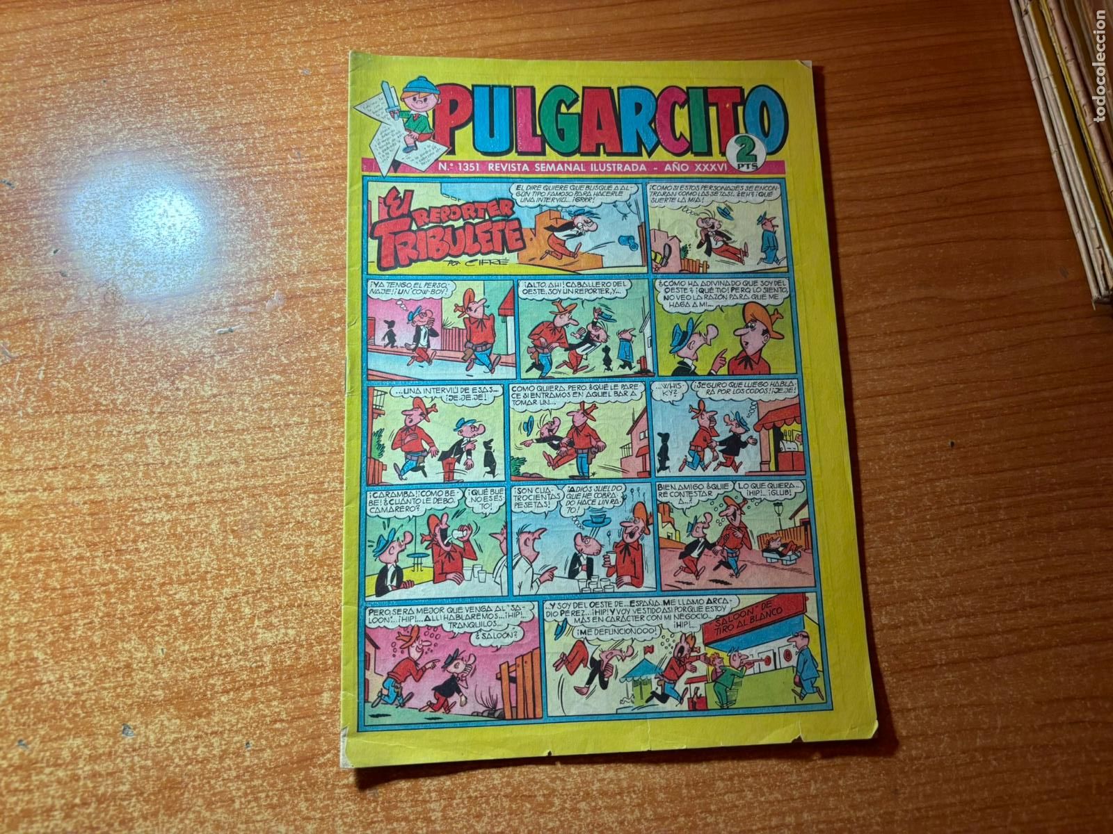 Tebeos: PULGARCITO N&ordm; 1351 EDITORIAL BRUGUERA