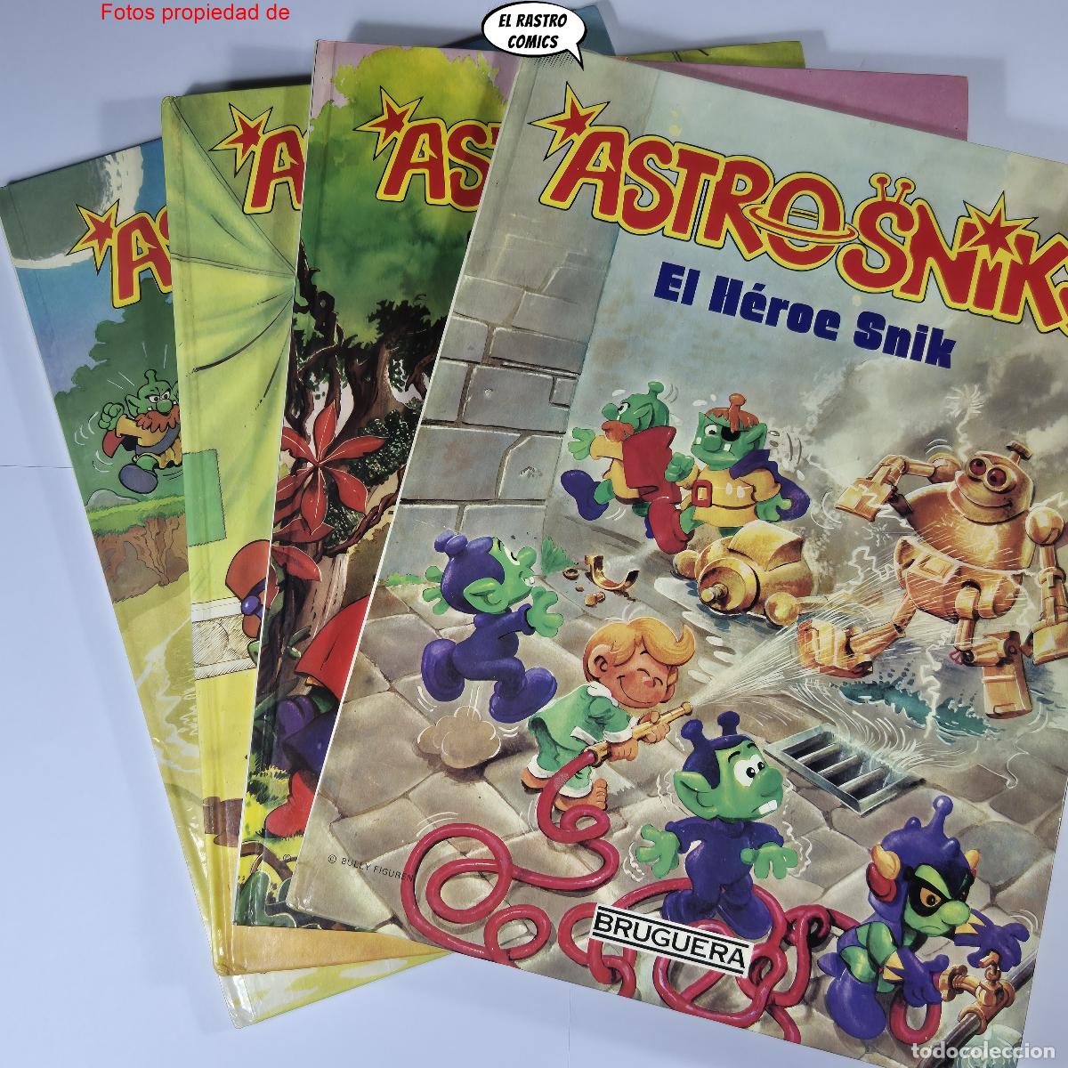 Tebeos: Astrosnicks 1 2 3 y 4, Colecci&oacute;n completa, tapa dura, ed Bruguera