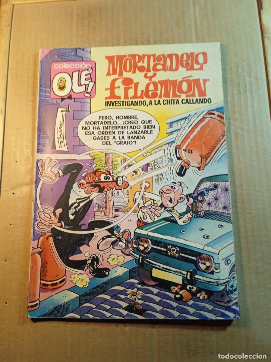 Tebeos: TEBEO DE OLE MORTADELO Y FILEMON EN INVESTIGANDO A LA CHITA CALLANDO DEL A&Ntilde;O 1985 N&ordm; 143