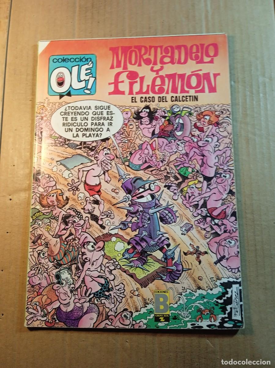 Tebeos: TEBEO DE OLE MORTADELO Y FILEMON EN EL CASO DEL CALCETIN DEL A&Ntilde;O 1988 N&ordm; 128 - M. 80