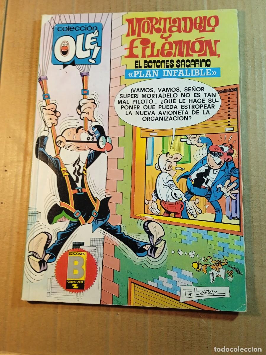 Tebeos: TEBEO DE OLE MORTADELO Y FILEMON EL BOTONES SACARINO EN PLAN INFALIBLE DEL A&Ntilde;O 1988 N&ordm; 183 - M. 100