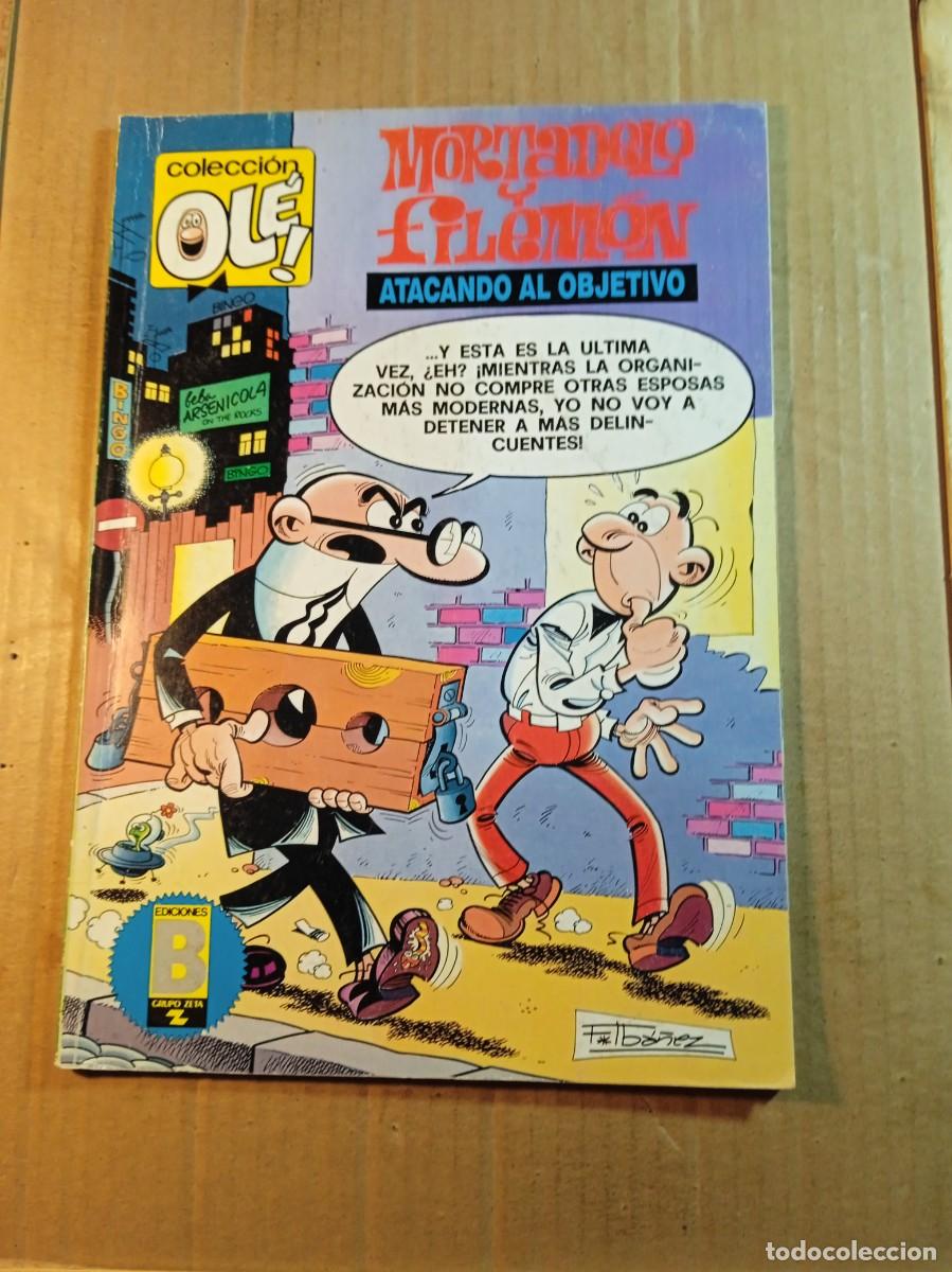 Tebeos: TEBEO DE OLE MORTADELO Y FILEMON EN ATACANDO AL OBJETIVO DEL A&Ntilde;O 1988 N&ordm; 198 - M. 105
