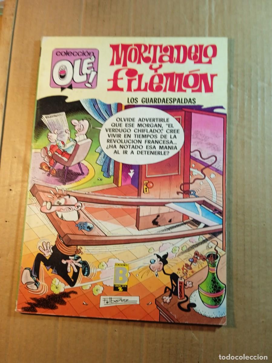Tebeos: TEBEO DE OLE MORTADELO Y FILEMON EN LOS GUARDAESPALDAS DEL A&Ntilde;O 1988 N&ordm; 145 - M. 70