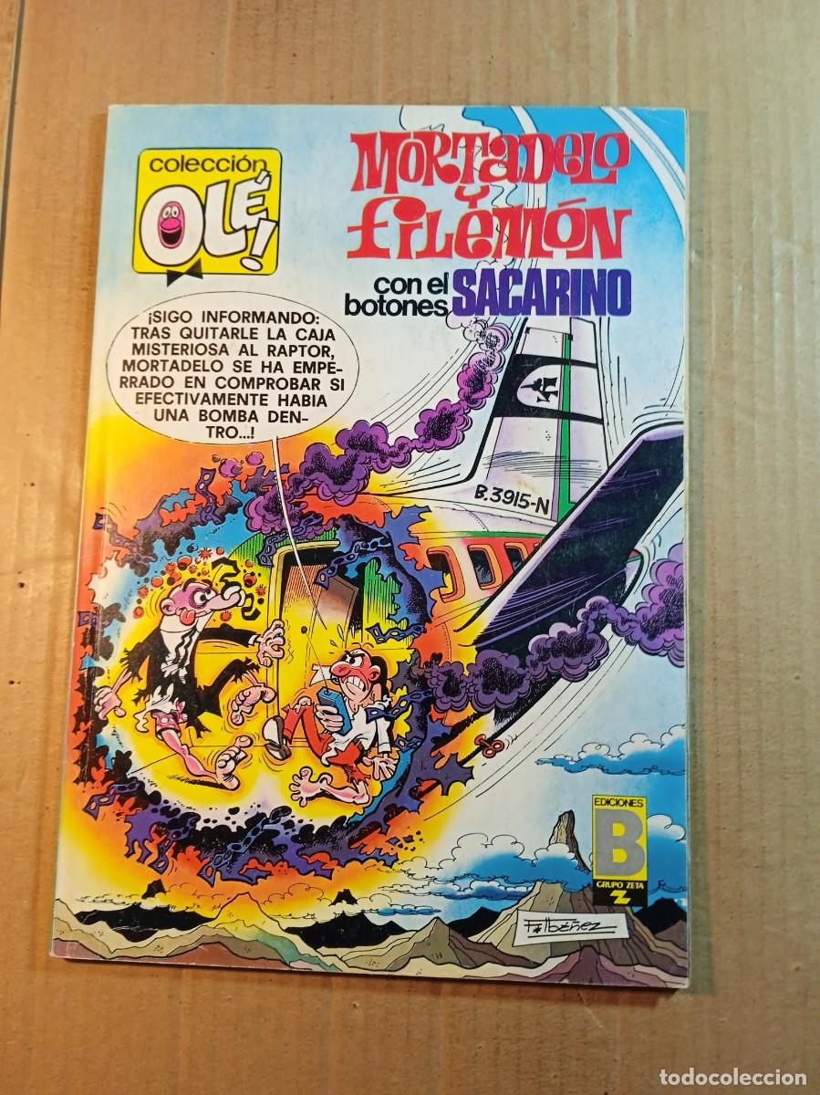 Tebeos: TEBEO DE OLE MORTADELO Y FILEMON CON EL BOTONES SACARINO DEL A&Ntilde;O 1988 N&ordm; 165 - M. 94