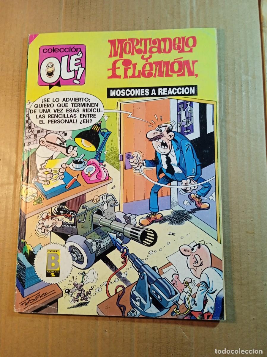 Tebeos: TEBEO DE OLE MORTADELO Y FILEMON EN MOSCONES A REACCION DEL A&Ntilde;O 1989 N&ordm; 175 - M. 140