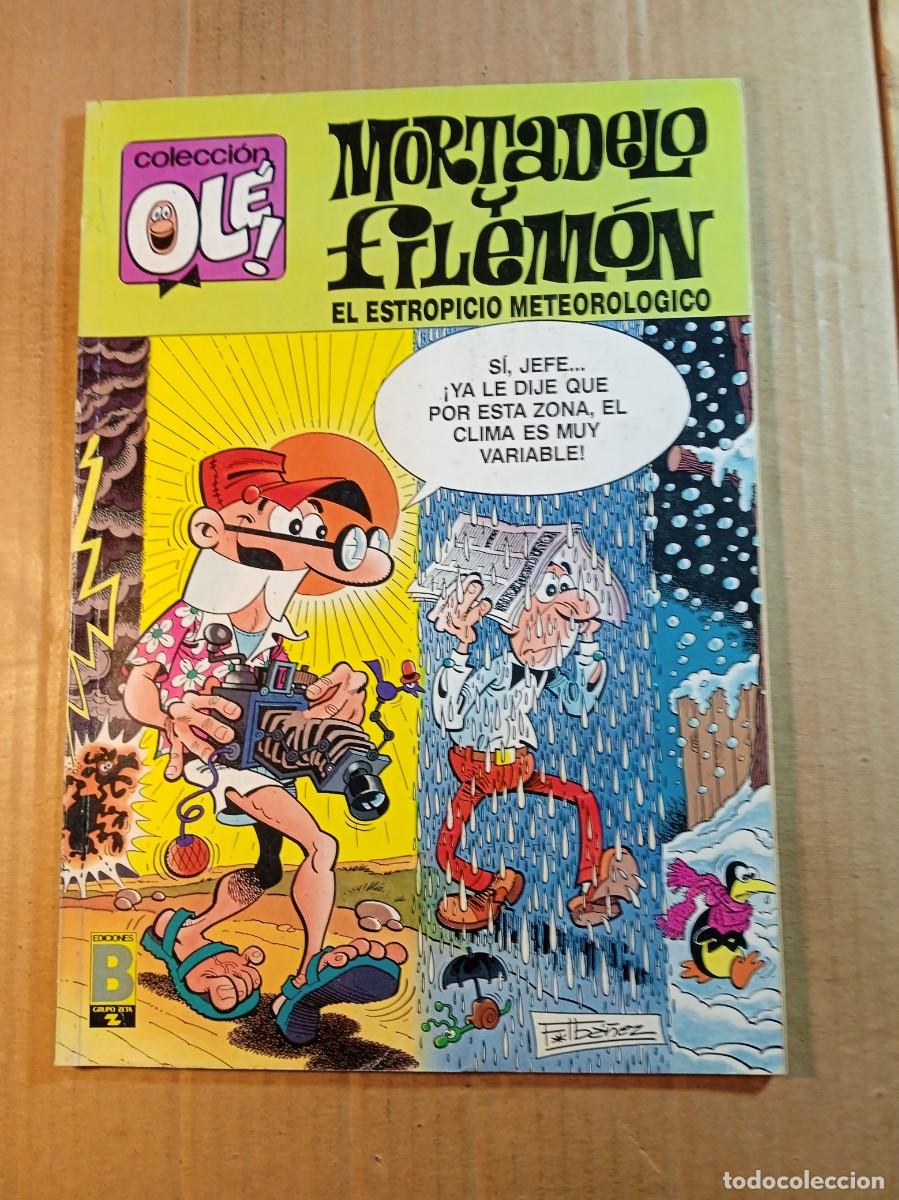 Tebeos: TEBEO DE OLE MORTADELO Y FILEMON EN EL ESTROPICIO METEOROLOGICO DEL A&Ntilde;O 1988 N&ordm; 330 - M. 89