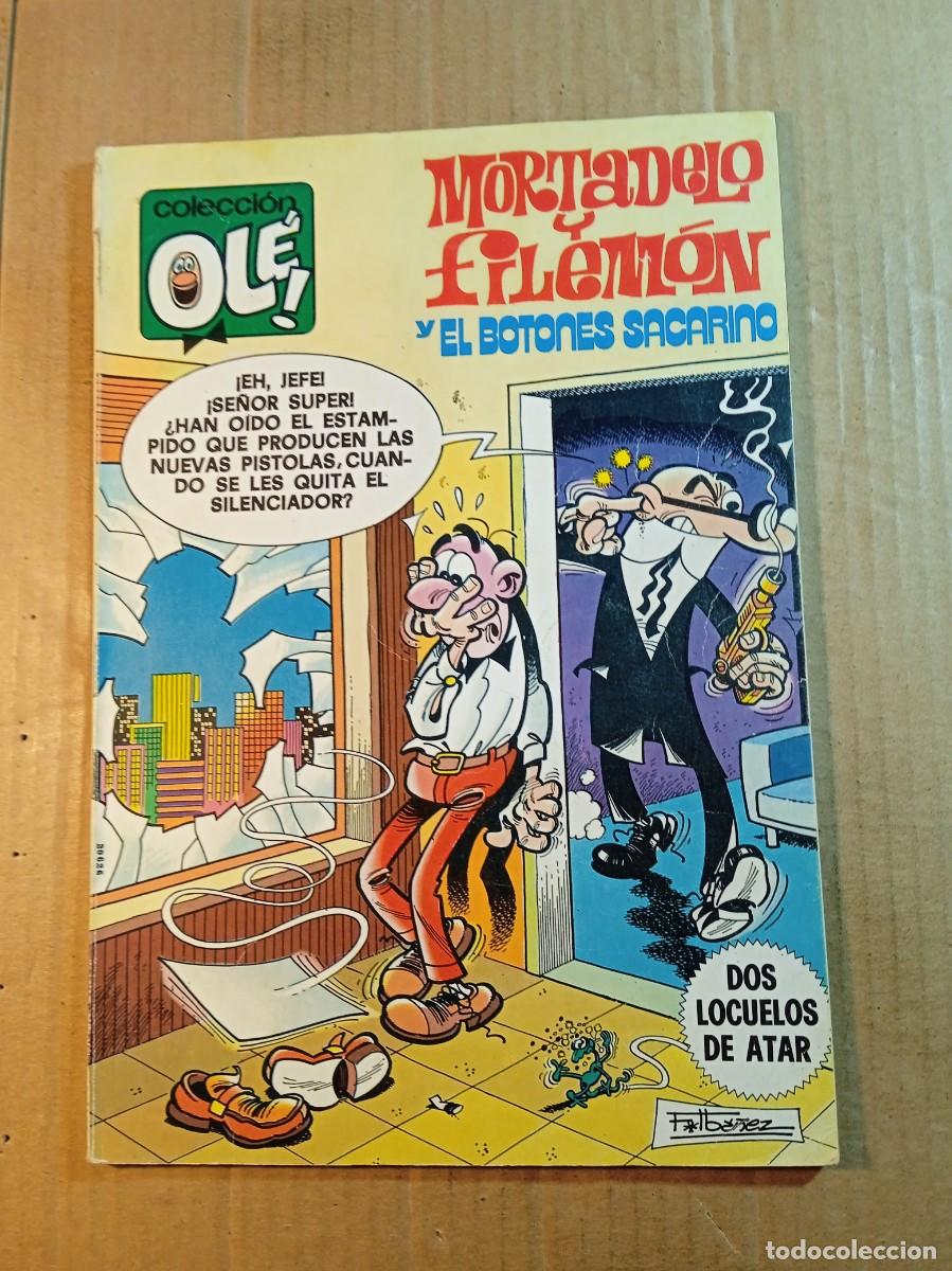 Tebeos: TEBEO DE OLE MORTADELO Y FILEMON EL BOTONES SACARINO EN DOS LOCUELOS DE ATAR DEL A&Ntilde;O 1982 N&ordm; 188