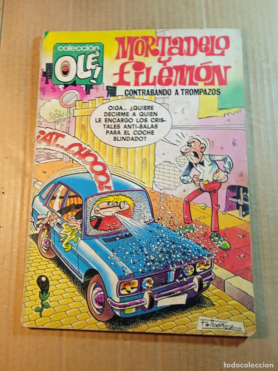 Tebeos: TEBEO DE OLE MORTADELO Y FILEMON EN CONTRABANDO A TROMPAZOS DEL A&Ntilde;O 1981 N&ordm; 160