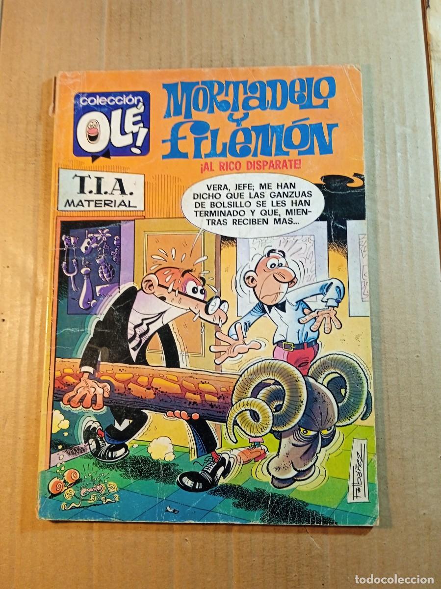 Tebeos: TEBEO DE OLE MORTADELO Y FILEMON EN AL RICO DISPARATE DEL A&Ntilde;O 1982 N&ordm; 139