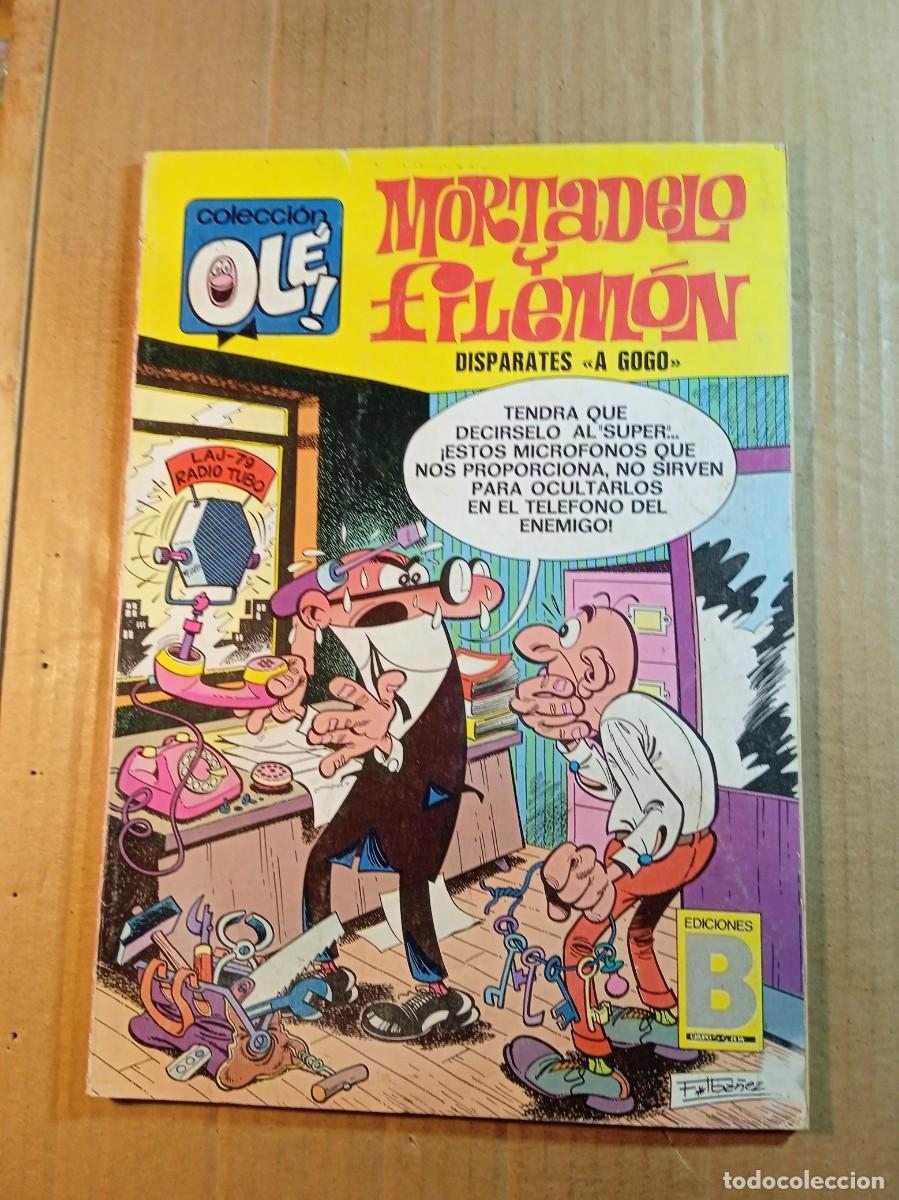 Tebeos: TEBEO DE OLE MORTADELO Y FILEMON EN DISPARATES A GOGO DEL A&Ntilde;O 1987 N&ordm; 90 - M. 18