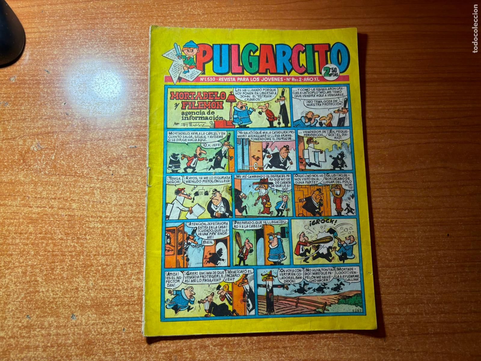 Tebeos: PULGARCITO N&ordm; 1530 EDITORIAL BRUGUERA