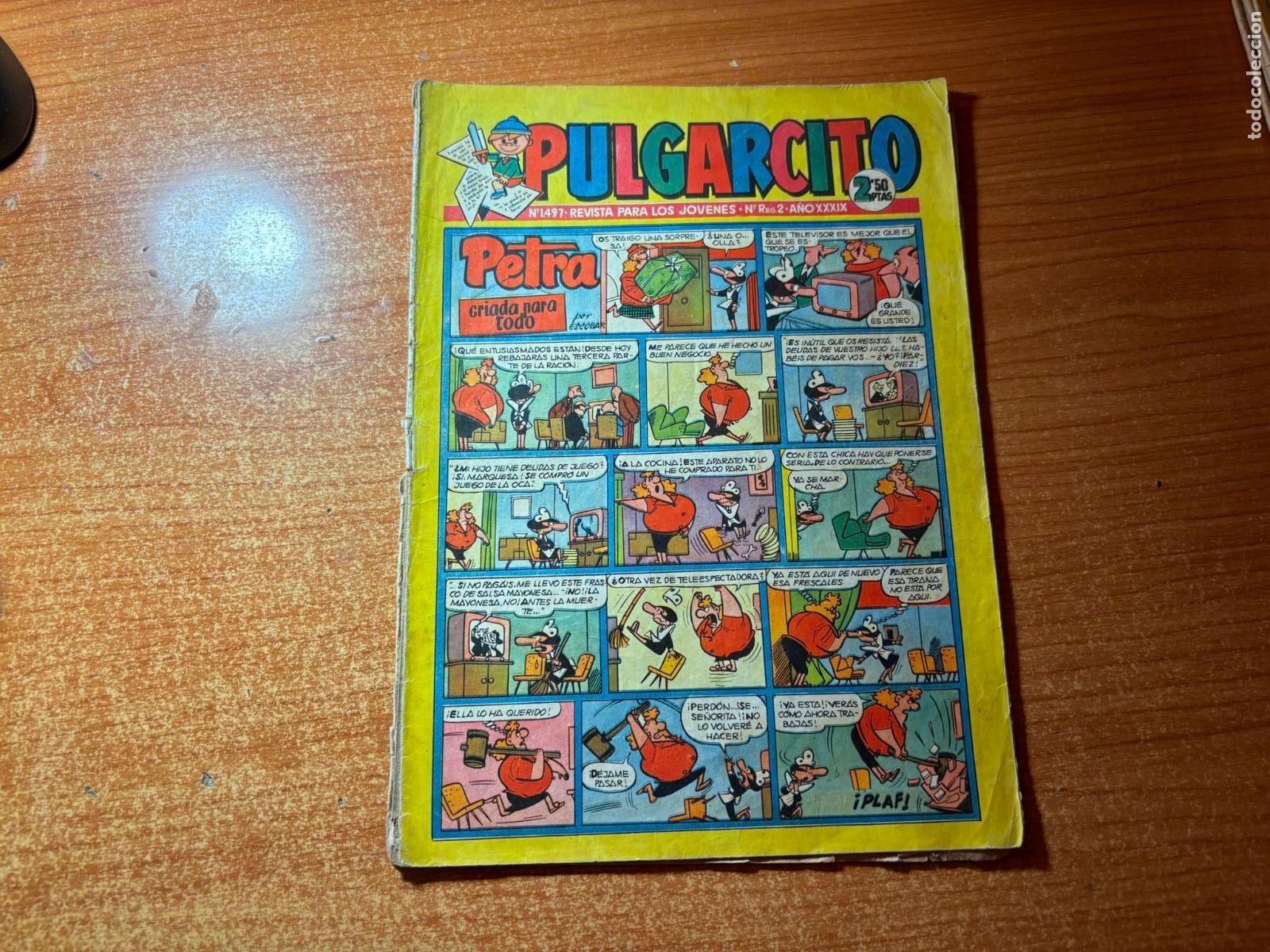 Tebeos: PULGARCITO N&ordm; 1497 EDITORIAL BRUGUERA CAPITAN TRUENO