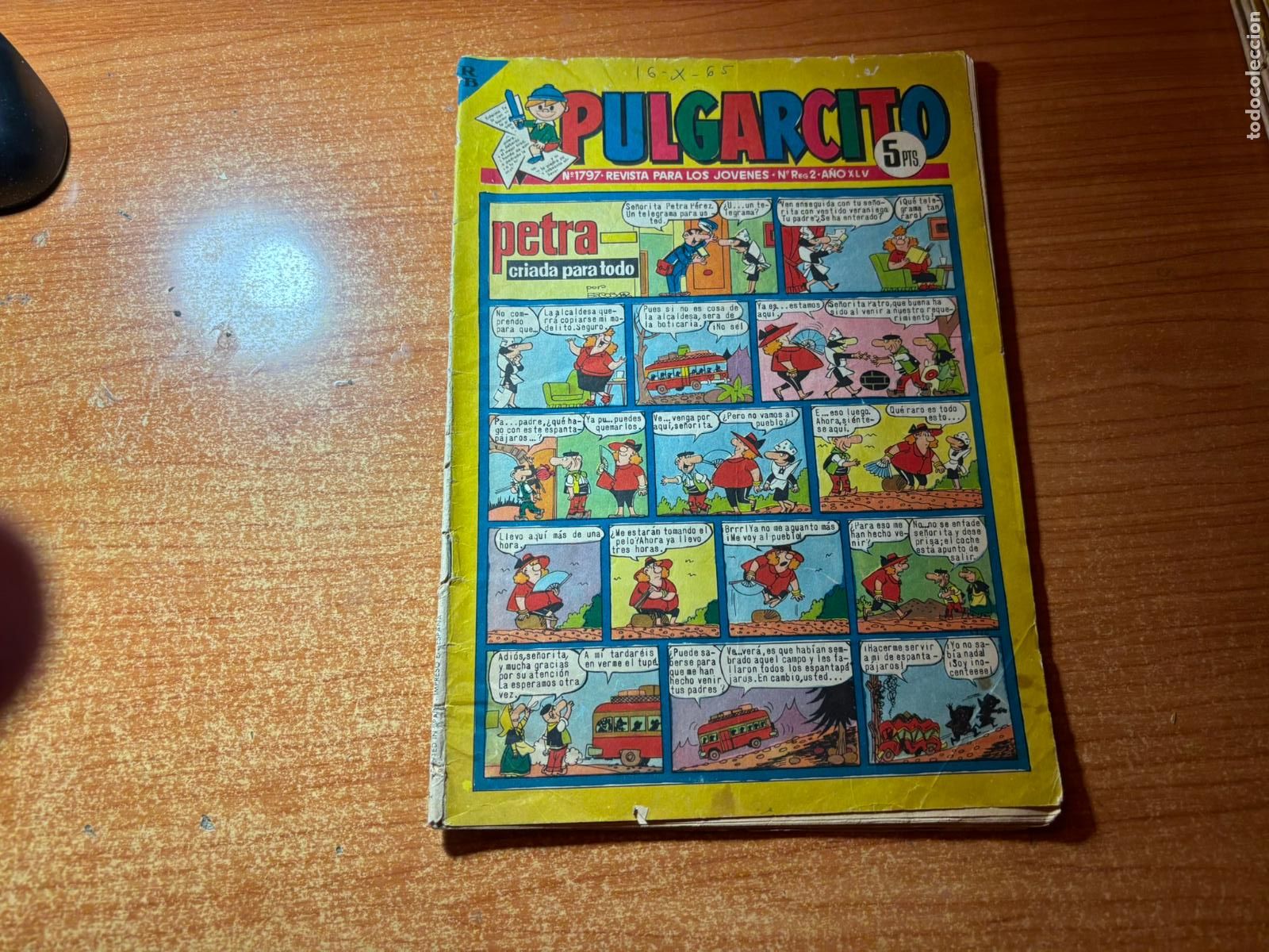 Tebeos: PULGARCITO N&ordm; 1797 EDITORIAL BRUGUERA