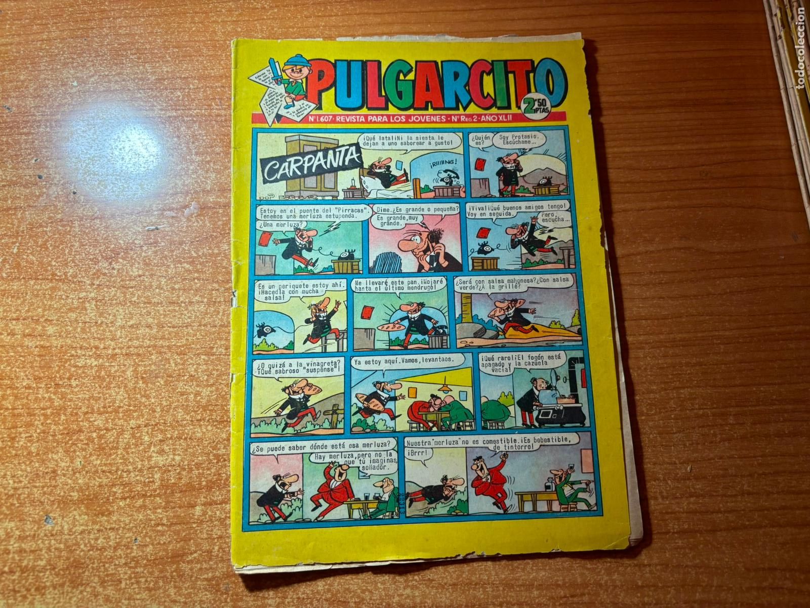 Tebeos: PULGARCITO N&ordm; 1607 EDITORIAL BRUGUERA