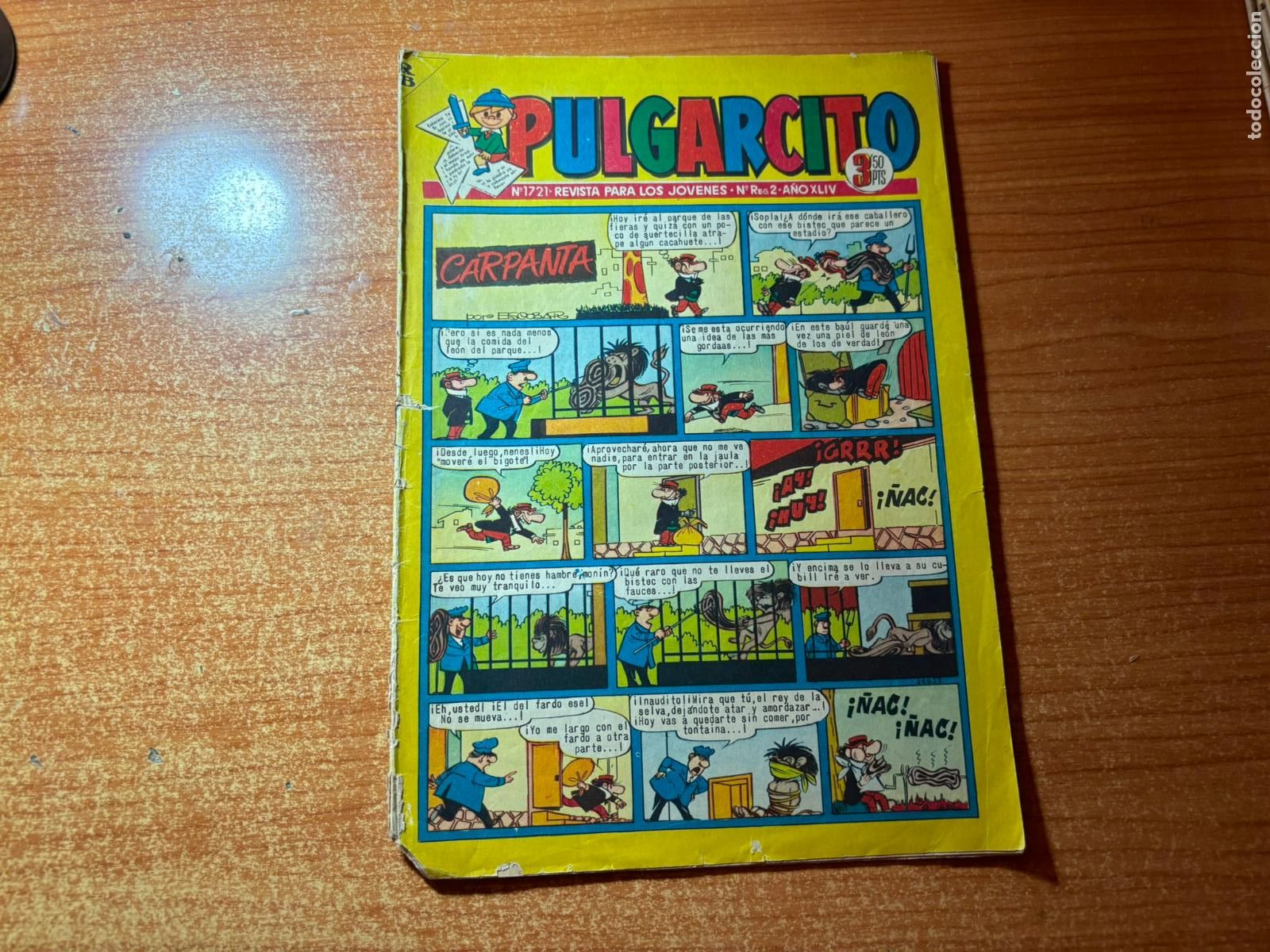 Tebeos: PULGARCITO N&ordm; 1721 EDITORIAL BRUGUERA