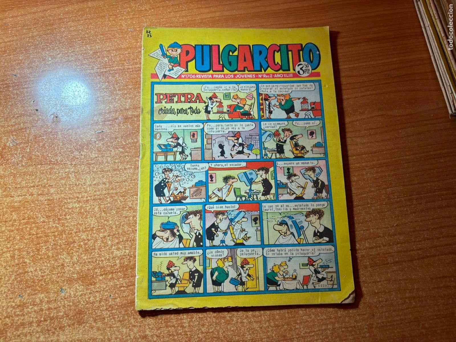 Tebeos: PULGARCITO N&ordm; 1706 EDITORIAL BRUGUERA