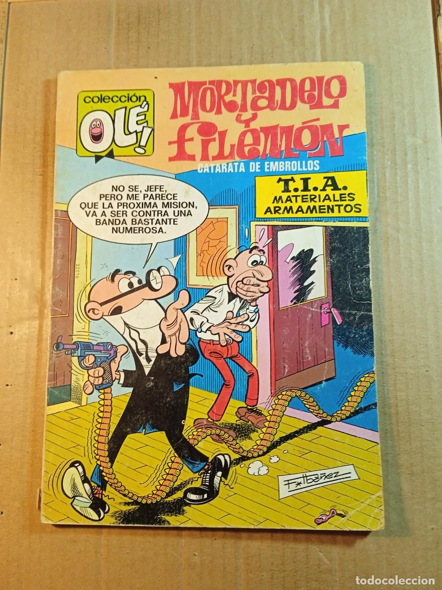 Tebeos: TEBEO DE OLE MORTADELO Y FILEMON EN CATARATA DE EMBROLLOS DEL A&Ntilde;O 1979 N&ordm; 100