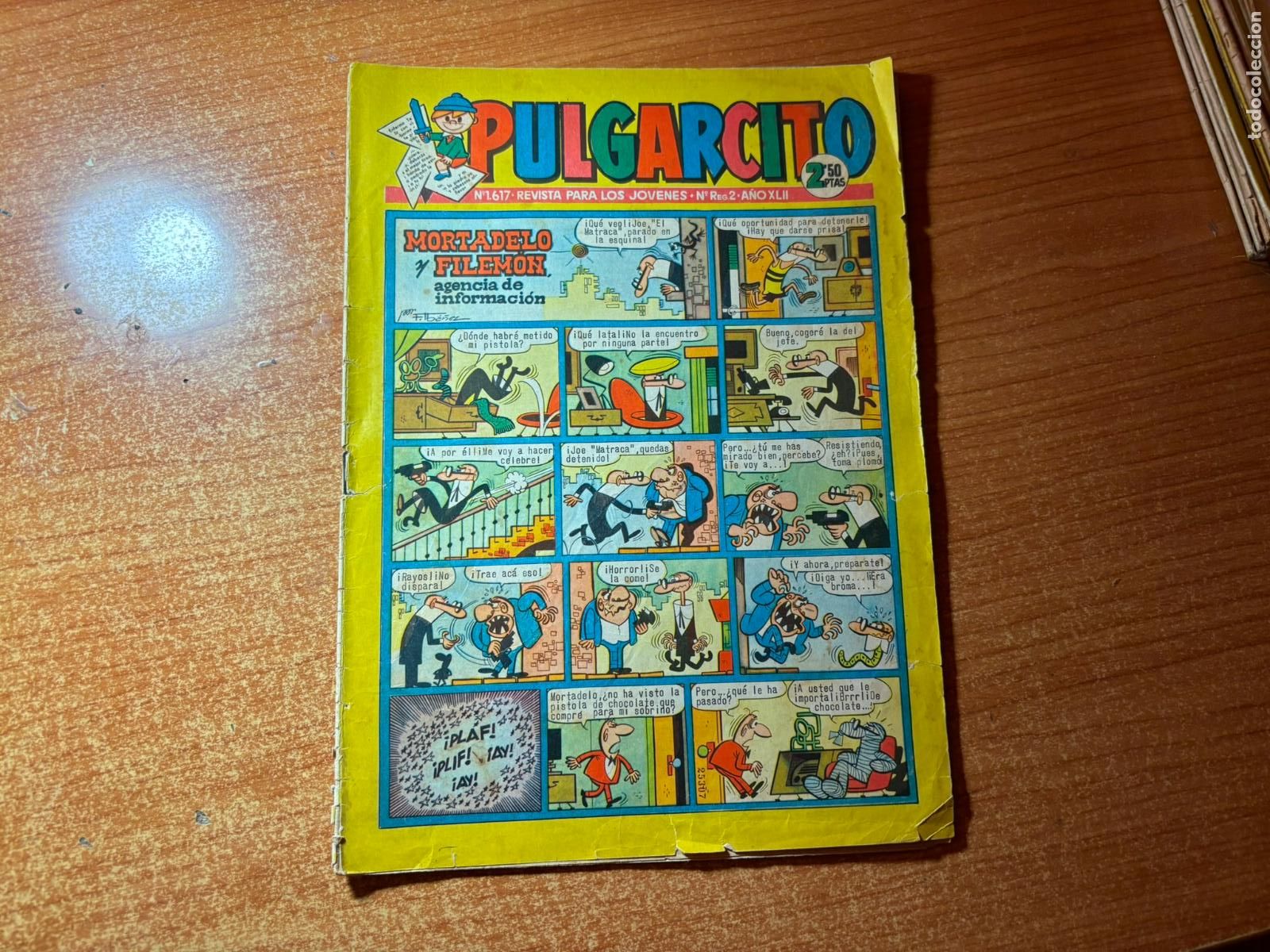 Tebeos: PULGARCITO N&ordm; 1617 EDITORIAL BRUGUERA