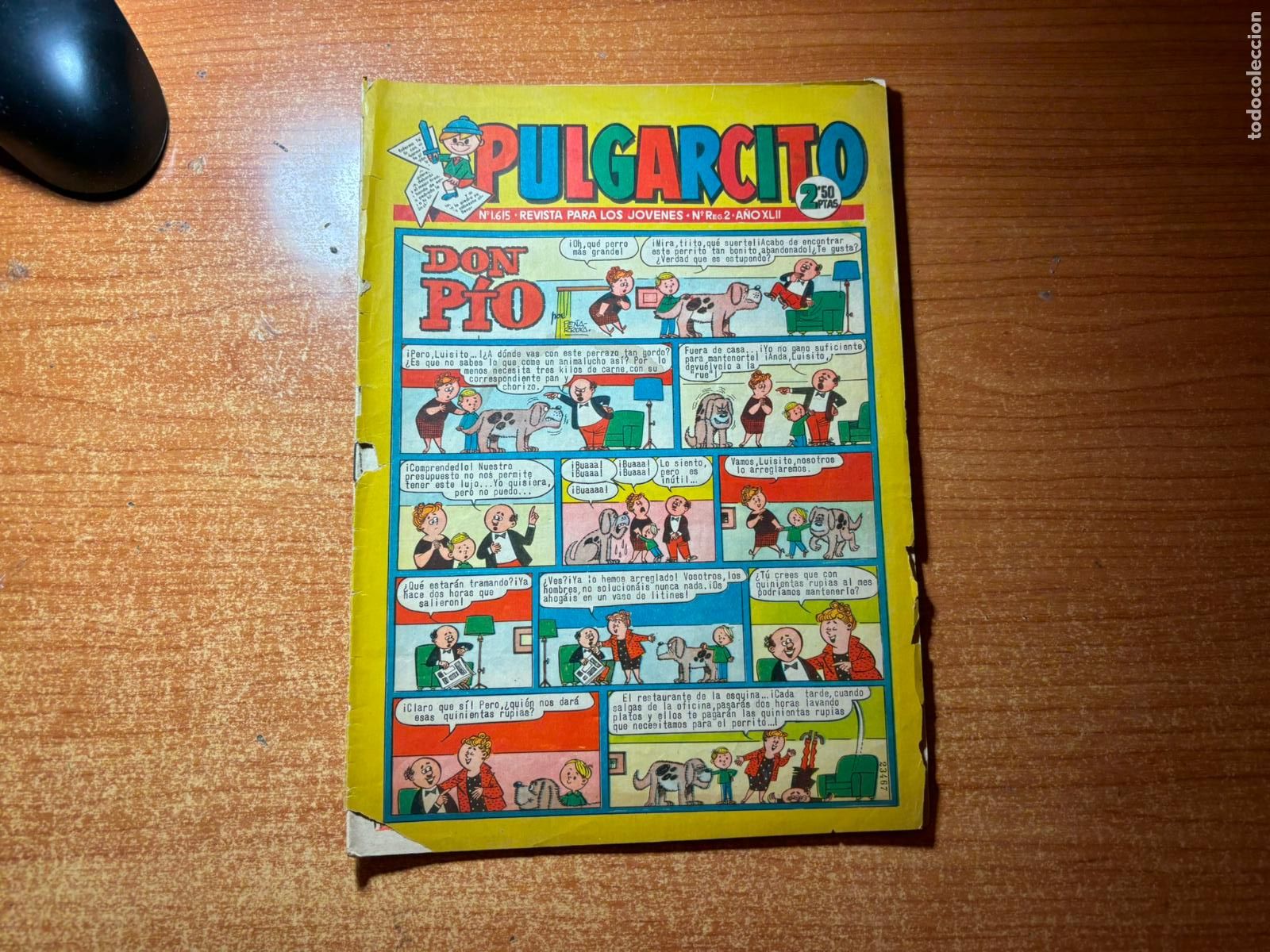 Tebeos: PULGARCITO N&ordm; 1615 EDITORIAL BRUGUERA